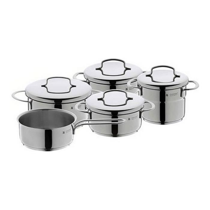 Batterie de Cuisine - WMF - Acier inoxydable - 5 pièces - Empilable - Lave-vaisselle compatible