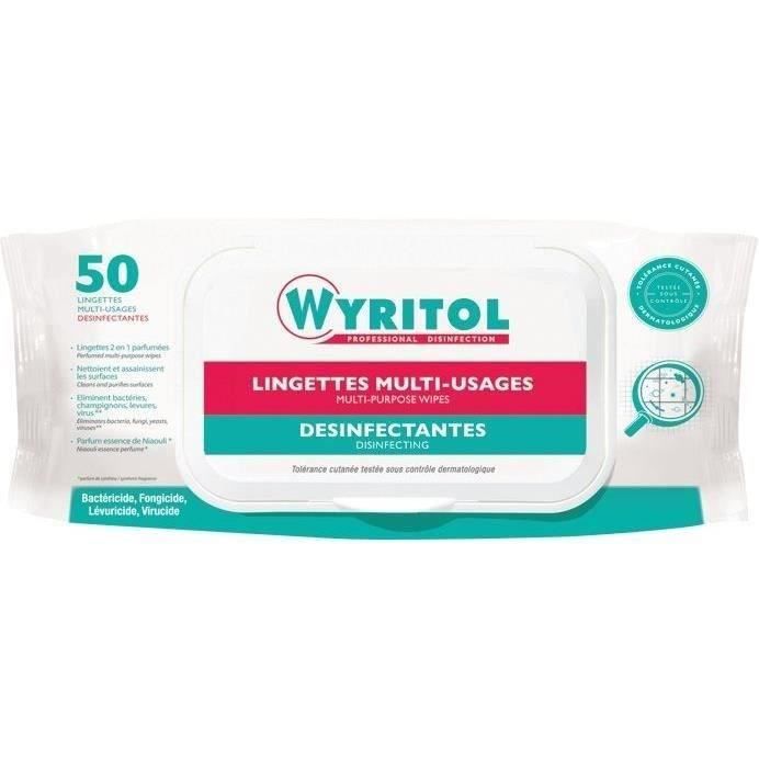 Wyritol lingettes désinfect. multiusages essence niaouli X