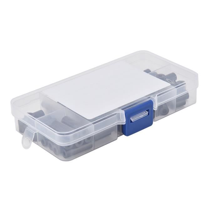 20 Entretoises Support Colonne Plastique Uxcell - 12x9mm, Non Filetées - Isolation Tube