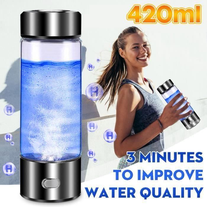 Générateur Hydrogène SPE PEM Générateur D'eau Hydrogène LevelUpWay - Bouteille En Verre Avec Technologie SPE PEM, Nouveau Modèle Dupont Us Healthy Life