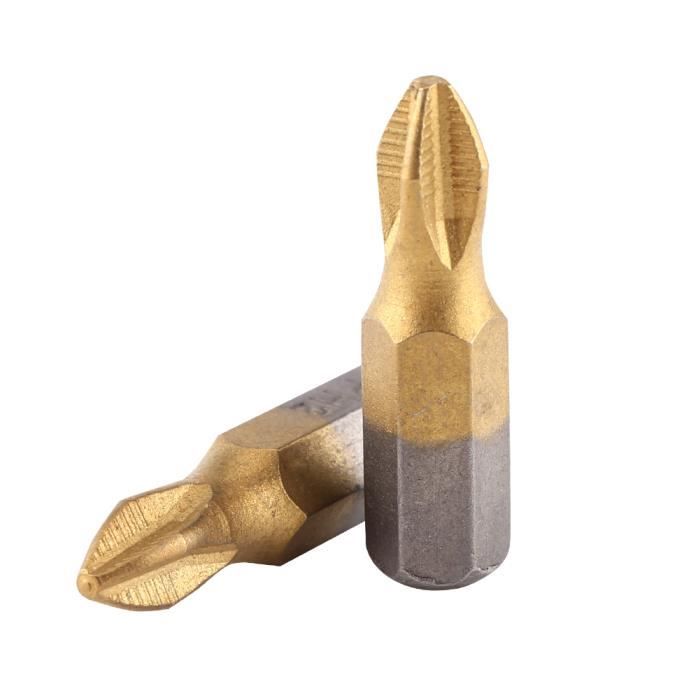 Utoolmart Embout Phillips PH2 Magnétique 300 Mm - Tige Hexagonale 6 Mm, Acier S2 Ultra Résistant Pour Visseuse Et Perceuse