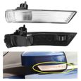 Paire de couvres lentilles de clignotants clignotants pour clignotants de rétroviseur pour Ford Focus 2008 -2018 - FIHERO-1