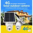 4G carte SIM caméra solaire  2MP HD Surveillance de sécurité extérieure ferme Ranch forêt longue veille étanche-1