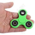 TD® Fidget Spinner Toy - Hand Spinner- Tri-Spinner avec Perles Céramique- Jouet Anti stress et Anxiété. Vert-1