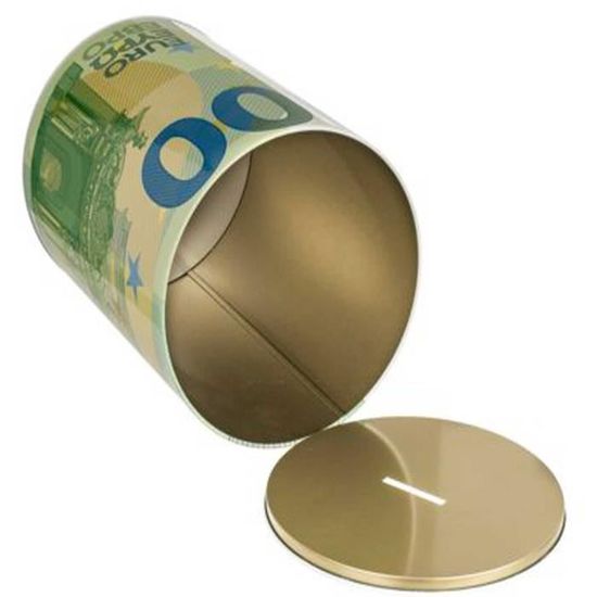 Tirelire en Métal – Grand Modèle (Motif Aléatoire Euro ou Dollar) –  EVITRINE DAKAR