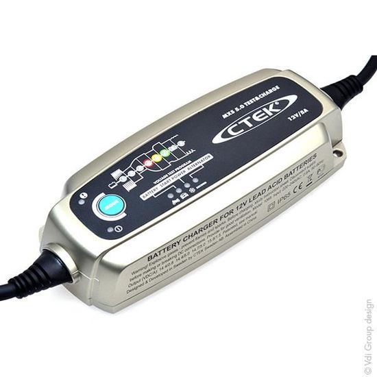 CTEK MXS 5.0 POLAR – Chargeur Batterie 12V 5A Intelligent Pour Froid Extrême, Voiture, Motoneige, Mode Reconditionnement