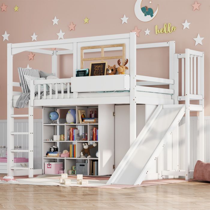 Lit superposé 90 x 200 cm pour enfant, lit de maison avec tiroirs Lit superposé 90 x 200 cm pour enfant, lit de maison avec tiroirs