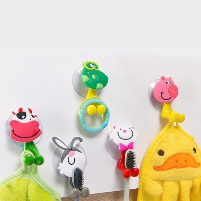 Porte-brosse à Dents Enfant En Forme De Girafe – Avec Ventouse Et Gobelet, Design Mignon, Sans Perçage, Plastique Sans BPA - 9