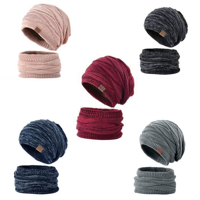 Foulard uni tricoté rouge - River Woods