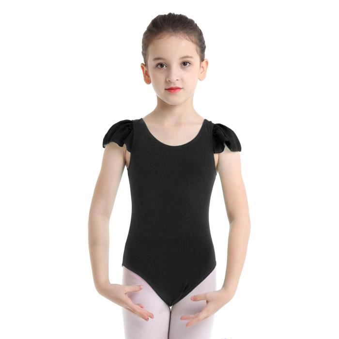 Haut De Danse Classique Pour Fille - Manches Longues, Cache-Cœur - Danse Ballet & Gymnastique 3-14 Ans