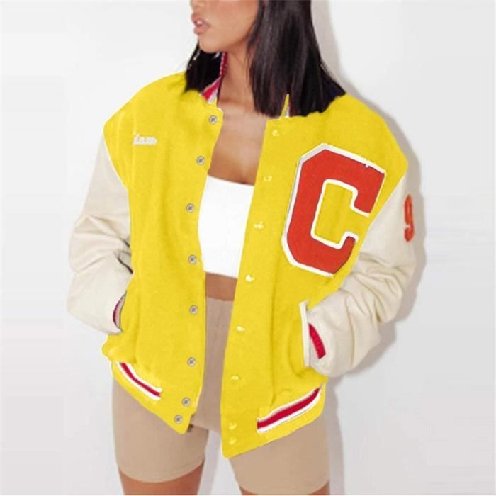 Bombers jaune femme 2025