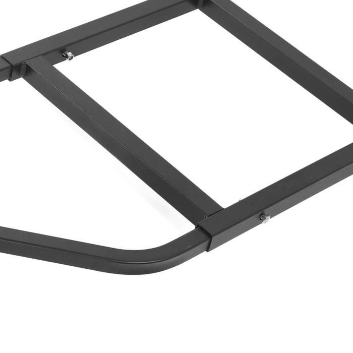 ZHZ-DT Marchepied Tabouret Escabeau en Bois Tabouret Échelle Pliant Multifonctionnel 5 Marches Légère et Pliable pour Adulte Maison Bibliothèque Securité Antidérapant, Noir (Color : Black