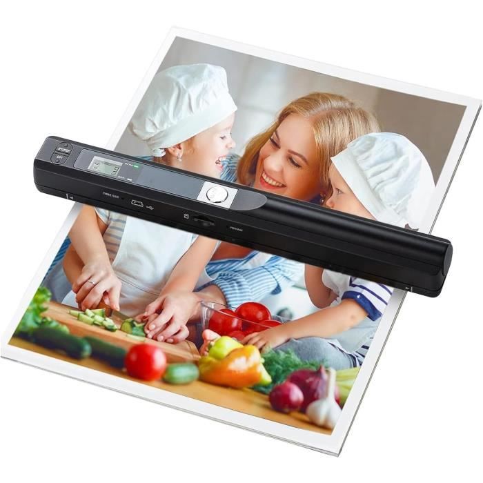 Scanner de Documents Portable 900 DPI - iScan Document Image Scanner avec Résolution Portable Scanner de Documents Portable 900 DPI - iScan Document Image Scanner avec Résolution Portable