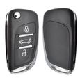 HU83 CE0536 Coque de clé pliant télécommande à 3 bouton Pour Peugeot 308 207 307 3008 5008 807 Expert Citroën  C2 C3 C3 Picasso C8-2