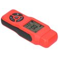 Drfeify Humidimètre de bois Testeur d'Humidité Numérique Détecteur d'Humidité du Bois à Main LCD Portable Accessoire(Rouge )-2