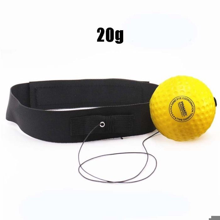 Kit De Balles De Réflexes De Boxe - 3 Balles En Mousse PU De Tailles Différentes - Avec Bandeau élastique - Pour Entraînement Coordination Et Rapidité - Adultes Et Enfants