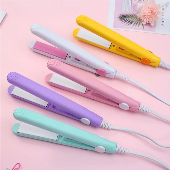 D Mini Hair Straightener Curling Iron Mini Hair Straightener Hair Beard Iron Styling Straightening Iron Flat Cdiscount Electromenager