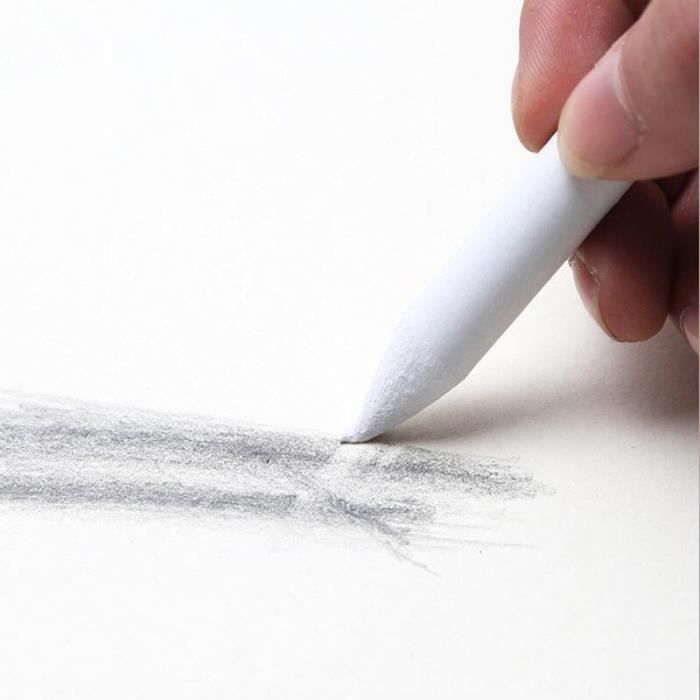 Set 7 Estompes En Papier - Tailles 5 à 14mm - Pour Fusain, Crayon, Dessin Artistique - Artistes/Étudiants