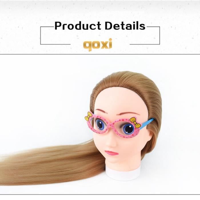 Tête De Poupée Pour Coiffure Enfants – Avec Accessoires – Développe La Créativité Et La Motricité Fine - 11