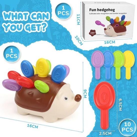 Hérisson Montessori jouet éducatif jouets à motricité Fine pour les Hérisson Montessori jouet éducatif jouets à motricité Fine pour les