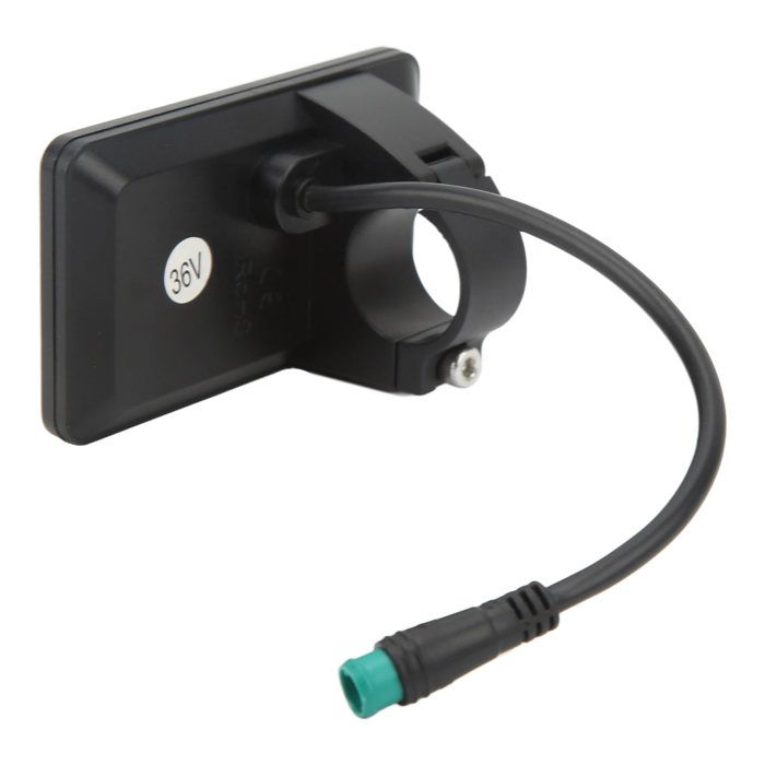 Compteur Vélo électrique Ausi S866 – écran LCD étanche ABS 24/36/48 V, Support Pour Guidon 22,2 Mm, Rétroéclairage, Compatible SM