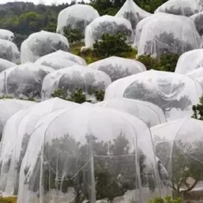 Filet Anti-insectes 2 Pièces 1x1,5 M - Maille Fine, Avec Cordon De Serrage - Pour Protéger Plantes En Pot, Légumes, Fruits - 7
