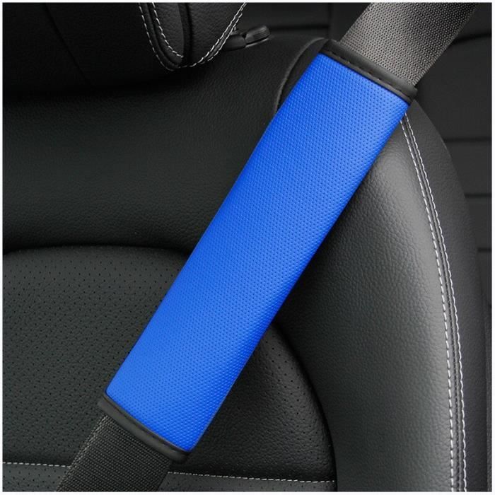 Gris - Housse de ceinture de siège de voiture en cuir PU, tapis de sécurité  respirant, Protection des épaules - Cdiscount Auto