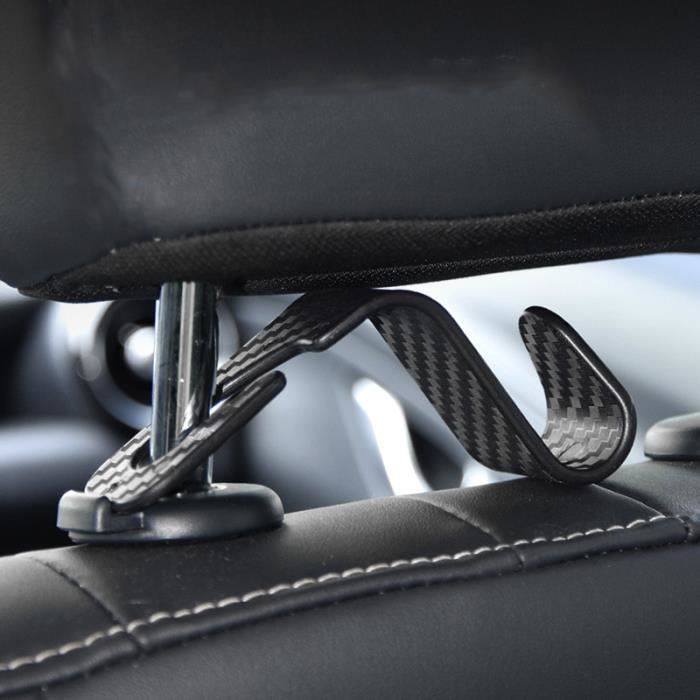 Crochet siège arrière voiture support cintre sac rangement
