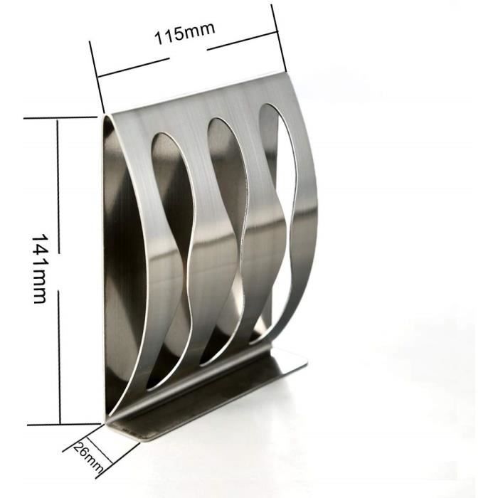 Gsocel Porte Brosse à Dents Murale 4 Têtes Acier Inoxydable 304 - Auto-Adhésif Argenté