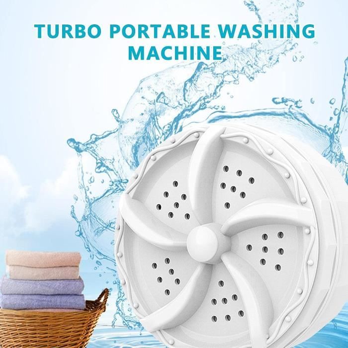 18W Machine à laver à turbine à ultrasons Mini machine de nettoyage de  turbine portable Machine à laver de bureau USB à la maison - Cdiscount  Electroménager
