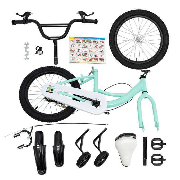 Bicyclette Pour Enfants 16'' Pouces Orangé (3-6 Ans