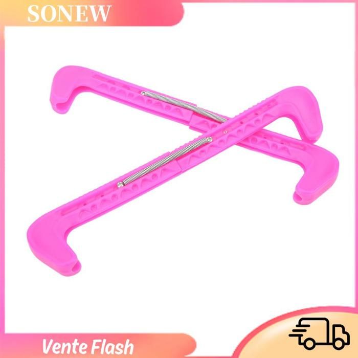 Paire De Protège-lames Pour Patins à Glace – Taille L, Noir, Microfibre Absorbante, élastique Renforcé – Pour Hockey Et Patinage Artistique