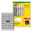 Avery L7125-8 320 Etiquette adh/ésive Blanc