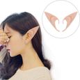 1 pièce-Halloween, décoration de Noël oreilles d'elfe accessoires de cosplay en latex fête oreilles pointues-BEMSM-0