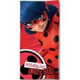 Serviette de bain ou drap de plage Miraculous Ladybug Rouge 70x140 cm-0