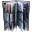 Porte-cartes (72 cartes) couleur motif bleu canard Color Pop – Fabrication Française - PVC vernis – Cartes de visites, de fidélité-0
