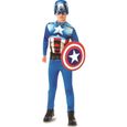 Déguisement Captain America pour garçon avec bouclier - RUBIES-0