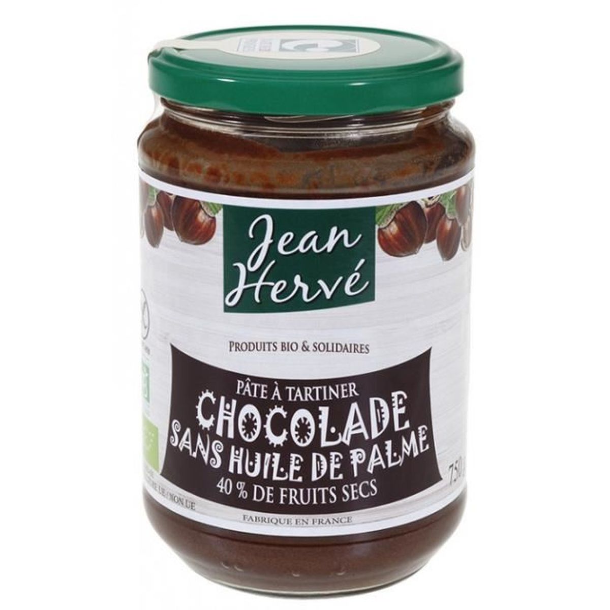 Chocolade sans huile palme 750gr - Jean Hervé