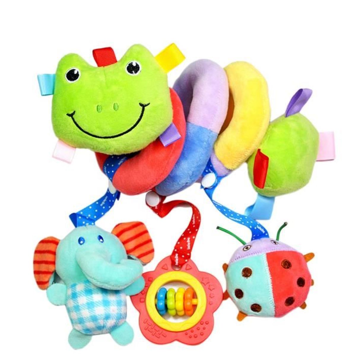 peluche spirale pour poussette
