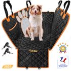 Housse de protection pour siège auto chien BCSK® - Siège arrière, lavable, adaptable tous véhicule, sécurisée avec filet de