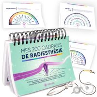 200 Planches De Radiesthésie – Livre De Cadrans Pour Pendule Divinatoire En Français – Format A5 + Lot De 2 Pendules Divinatoires