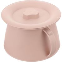 1pcs Pot De Chambre Pot Bassin De Lit En Plastique Chambre Urinoir Bol Pipi Pot Seau Portable Toilettes Crachoir Avec Couvercle