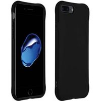 Coque Apple iPhone 7 Plus / 8 Plus Silicone Flexible Bumper Résistant Fine noir Noir