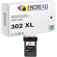 302XL ENCRE4U - Cartouche d'encre NOIR 302 XL ( 600 pages - 20 ml ) compatible avec HP 302 XL HP302 HP302XL Disponible aussi par
