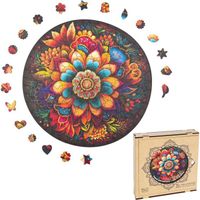 Puzzle en bois - Milliwood - Peace and Harmony - Leaf Ornaments - Fleurs - 205 Éléments