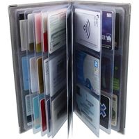 Porte-cartes (72 cartes) couleur motif bleu canard Color Pop – Fabrication Française - PVC vernis – Cartes de visites, de fidélité