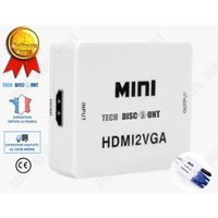TD® Convertisseur VGA vers HDMI Pour Ordinateur vers TV Carte Vidéo Converter 1024 × 768P à 60HZ Convertisseur Vidéo Enregistrement