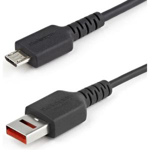 CÂBLE TÉLÉPHONE Câble Chargeur Sécurisé 1m - Câble USB-A vers Micr