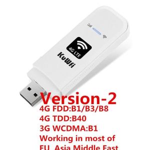 MODEM - ROUTEUR Version 2-KuWFi-Routeur sans fil USB, Modem Portable, Carte EpiCard Mobile, Mini Point d'accès WiFi, Dongle d