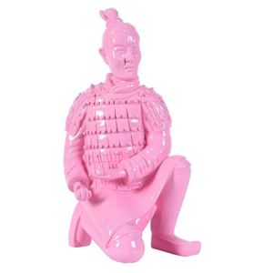 STATUE - STATUETTE Fine Asianliving Terracotta Warrior Statue Kneelin